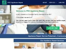 https://proappliancerepair.com.au/ website