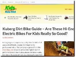 https://www.kidsridewild.com/ website