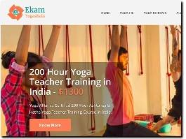 https://www.ekamyogashala.com website