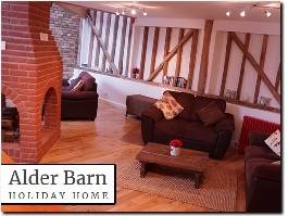 https://www.alderbarnholidayhome.com/ website