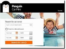 http://www.penguincarhire.com/ website