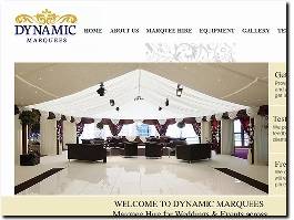 https://www.dynamicmarquees.co.uk/ website