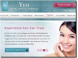 https://www.yehfacialplasticsurgery.com/ website