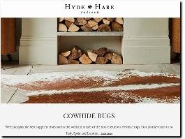 https://www.hydeandhare.com/collections/cowhide-rugs website