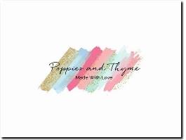 https://poppiesandthyme.net/ website