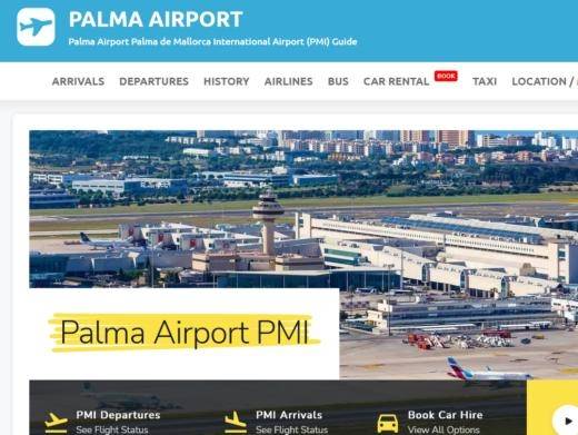 https://www.palma-airport.info website